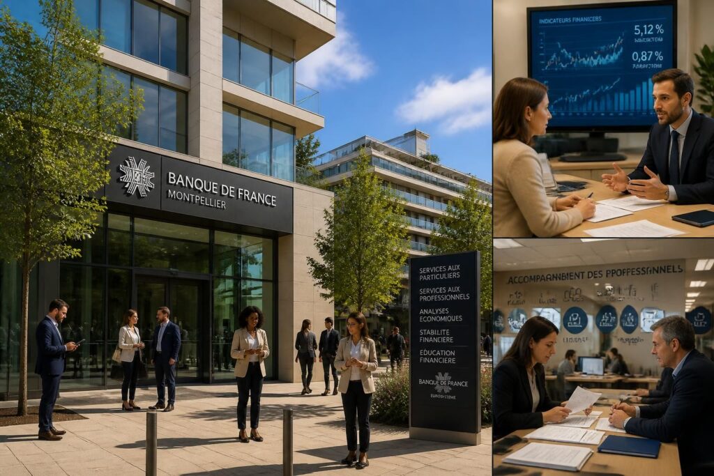 découvrez les services proposés par la banque de france à montpellier pour les particuliers et les professionnels : conseils financiers, gestion des crédits, soutien aux entreprises et bien plus.