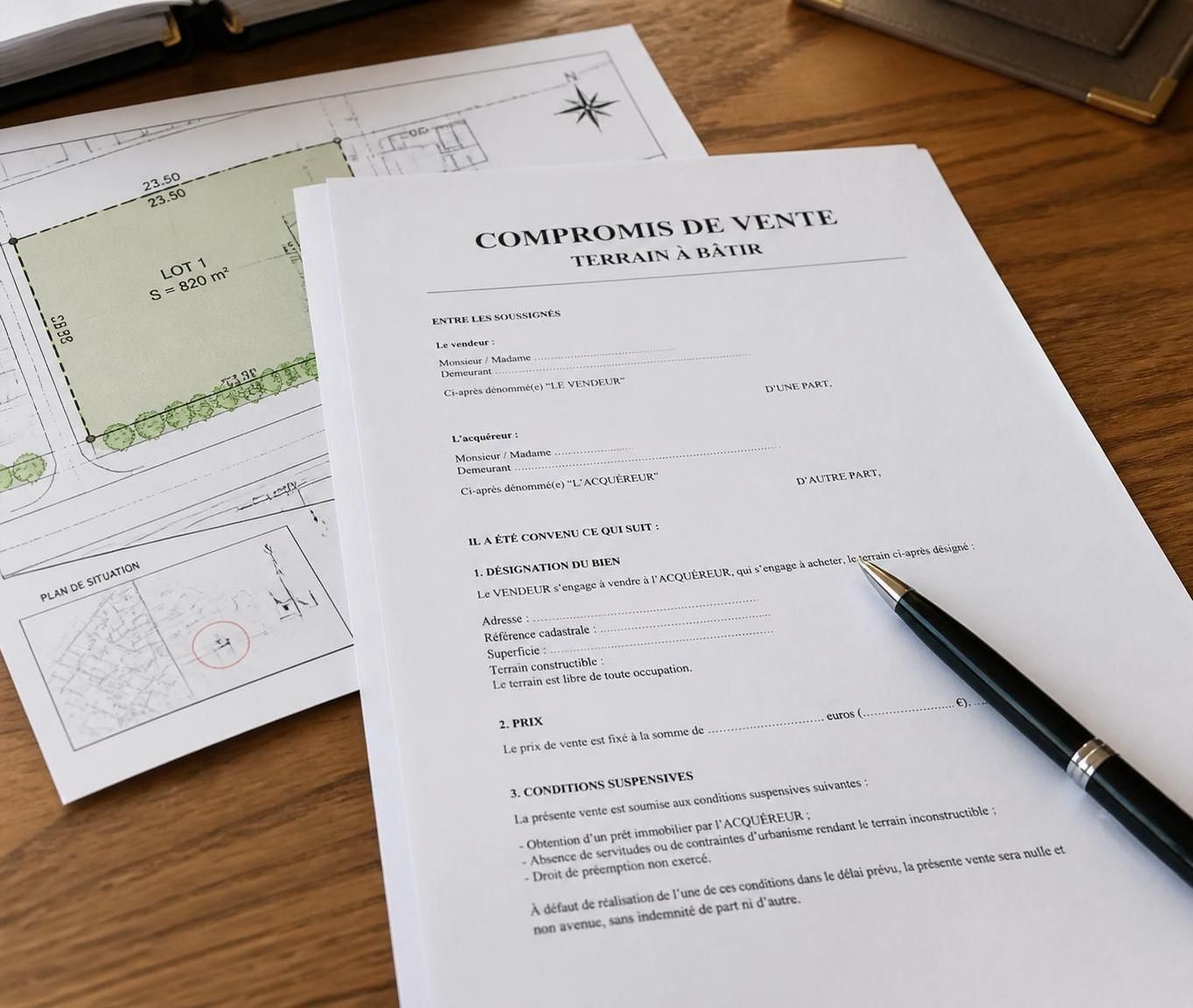 découvrez les clauses essentielles du compromis de vente pour terrain constructible afin de sécuriser votre projet immobilier et éviter les risques.