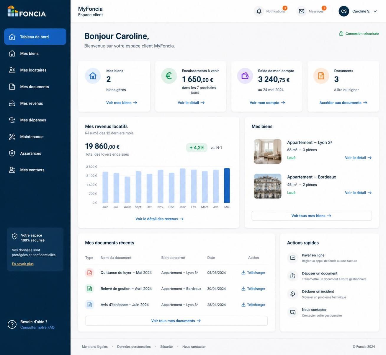 accédez à myfoncia mon compte pour gérer votre logement en ligne facilement et en toute sécurité. suivez vos paiements, demandez des services et restez informé à tout moment.