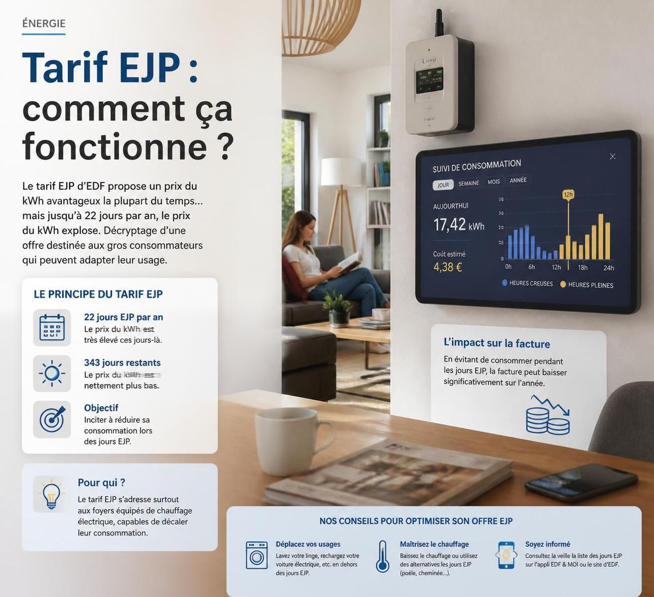 découvrez l'option tarifaire ejp demain pour mieux gérer votre consommation d'électricité et maîtriser votre facture grâce à une tarification avantageuse pendant les périodes spécifiques.