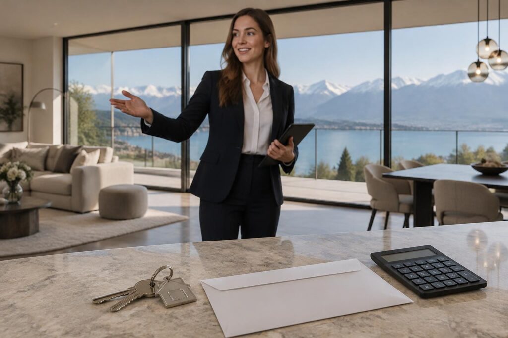 découvrez le salaire net et fixe d’un agent immobilier débutant en suisse, les commissions possibles et les rémunérations dans l’immobilier de luxe.