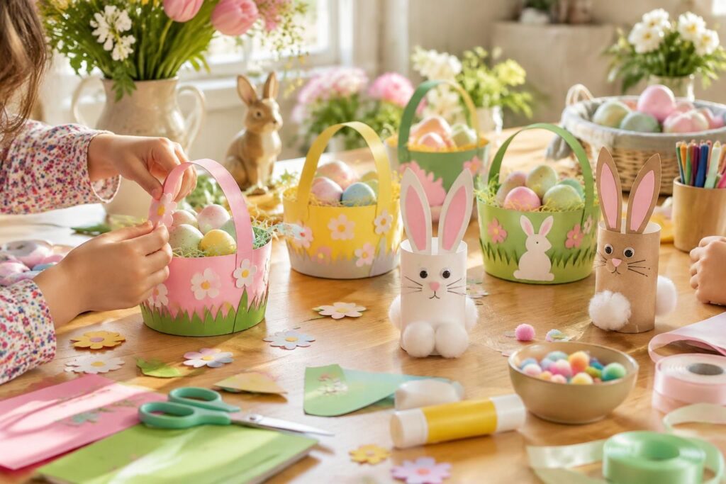 découvrez des bricolages de pâques faciles à réaliser avec les enfants : paniers colorés, lapins diy et idées créatives pour célébrer la fête.