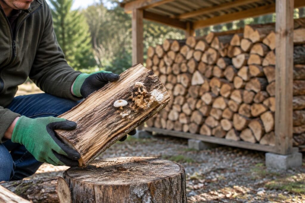découvrez comment identifier un champignon sur votre bois de chauffage, réagir efficacement et prévenir sa propagation ainsi que les dégâts dans votre logement.