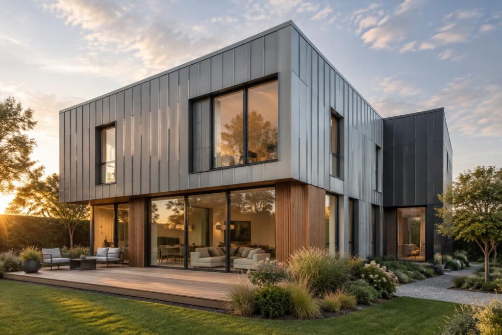 comparez le zinc, l’aluminium et le bardage pour votre façade à joint debout : avantages, esthétique et critères pour choisir la solution adaptée à votre maison.