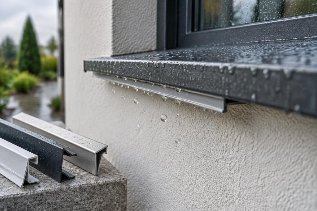 découvrez comment choisir une goutte d’eau de façade adaptée : baguette ou profilé, matériaux et conseils pour protéger durablement vos murs de l’humidité.