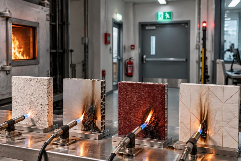 découvrez les classifications au feu m0, m1 et m2, leur signification et les règles de sécurité incendie applicables aux établissements recevant du public (erp).
