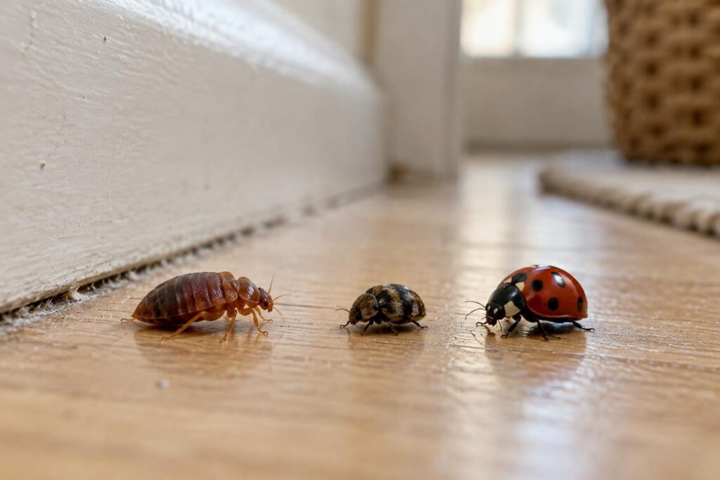 découvrez comment identifier un petit insecte noir rond dans la maison : punaise, anthrène ou coccinelle, et adoptez les bons gestes.
